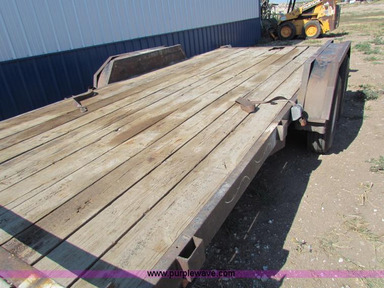 image for item N9100 2002 Star 18' equipment trailer