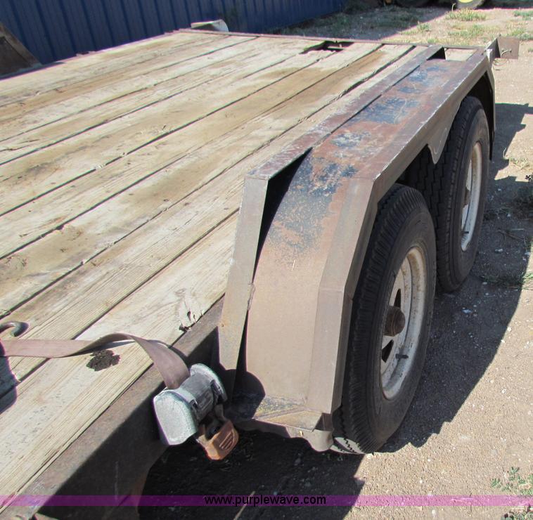 image for item N9100 2002 Star 18' equipment trailer