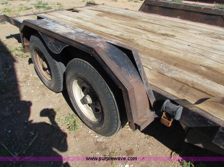 image for item N9100 2002 Star 18' equipment trailer