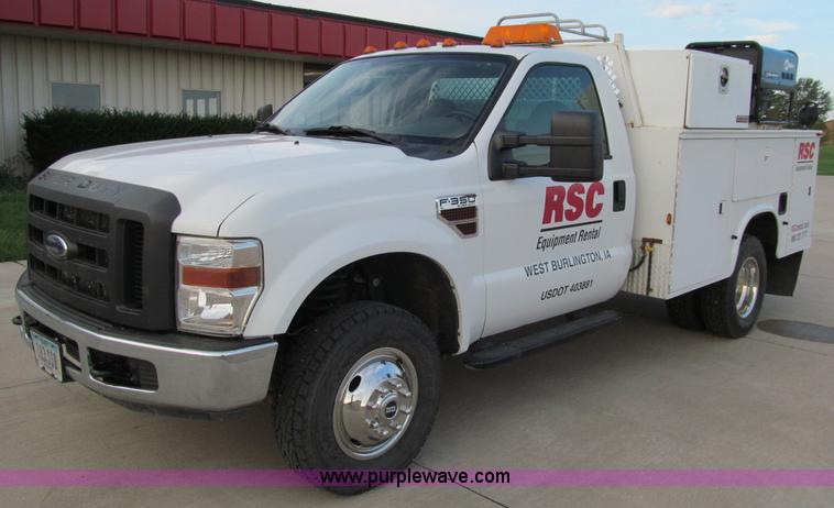 image for item A8456 2008 Ford F350 XL Super Duty service truck