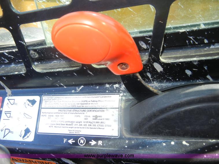 image for item B1481 2006 John Deere 317 skid steer