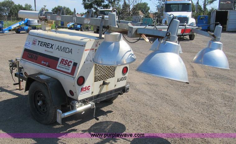 image for item B2837 2007 Terex Amida portable light tower