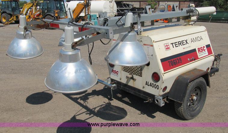 image for item B2837 2007 Terex Amida portable light tower