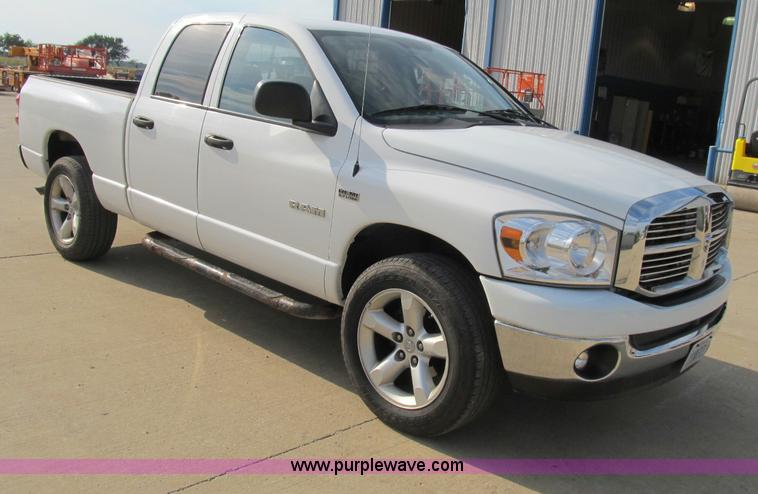 image for item B2844 2008 Dodge Ram 1500 Big Horn Edition Quad Cab pickup truck