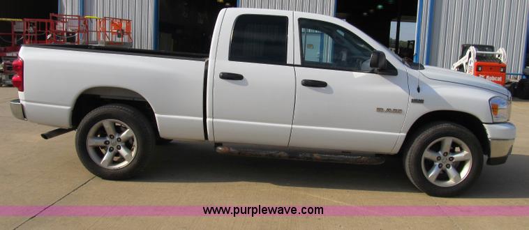 image for item B2844 2008 Dodge Ram 1500 Big Horn Edition Quad Cab pickup truck