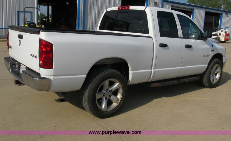 image for item B2844 2008 Dodge Ram 1500 Big Horn Edition Quad Cab pickup truck