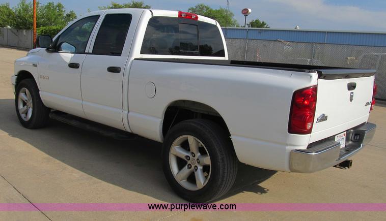 image for item B2844 2008 Dodge Ram 1500 Big Horn Edition Quad Cab pickup truck