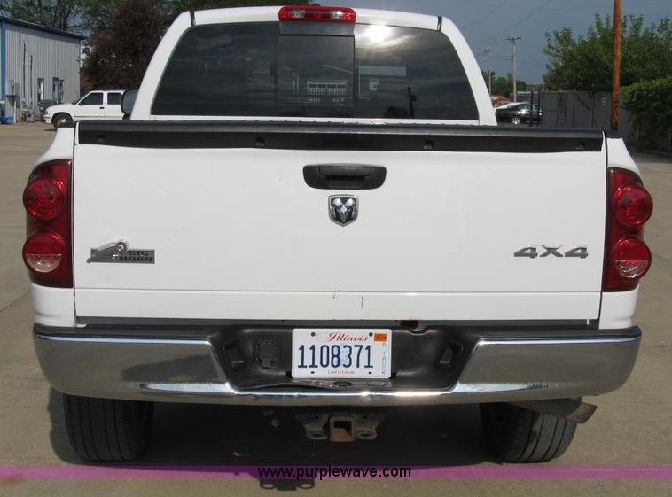 image for item B2844 2008 Dodge Ram 1500 Big Horn Edition Quad Cab pickup truck