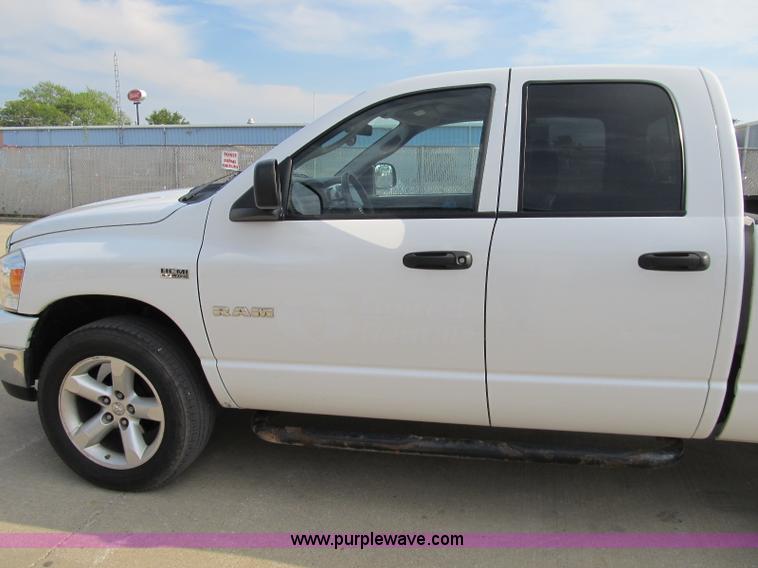 image for item B2844 2008 Dodge Ram 1500 Big Horn Edition Quad Cab pickup truck