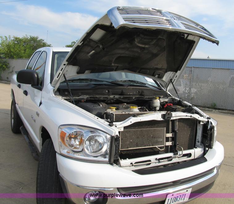 image for item B2844 2008 Dodge Ram 1500 Big Horn Edition Quad Cab pickup truck