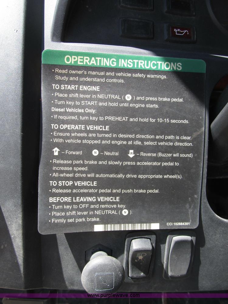 image for item B2848 2009 Ingersoll Rand XRT1550 SE club car utility vehicle