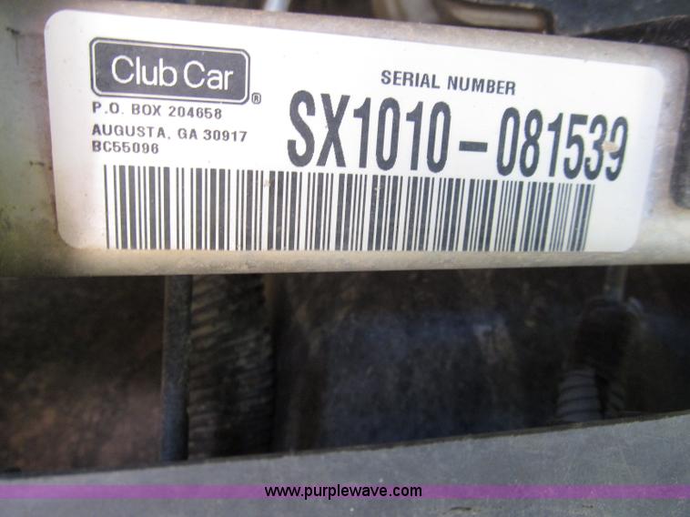 image for item B2848 2009 Ingersoll Rand XRT1550 SE club car utility vehicle