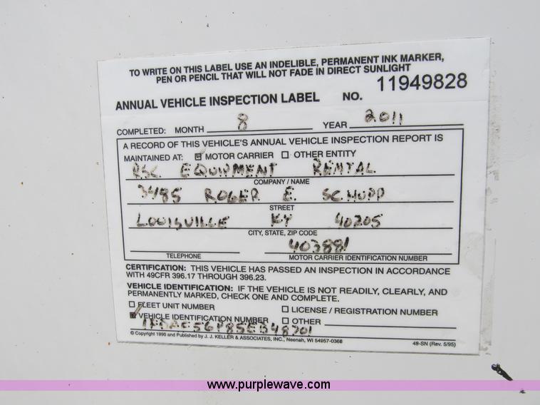 image for item B2854 2005 Ford F550 XLT Super Duty service truck