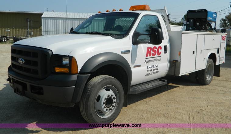 image for item B3867 2007 Ford F550 XL Super Duty service truck