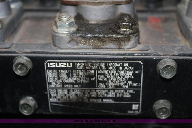 image for item B6894 2007 Wacker G25 portable generator