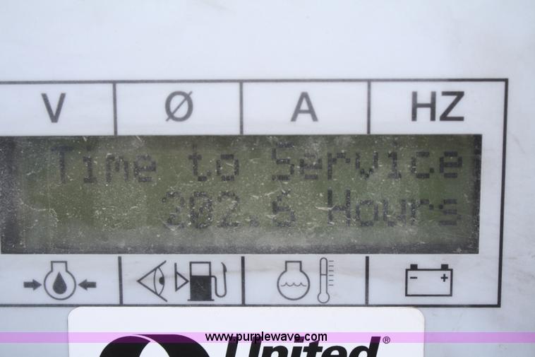 image for item B6894 2007 Wacker G25 portable generator