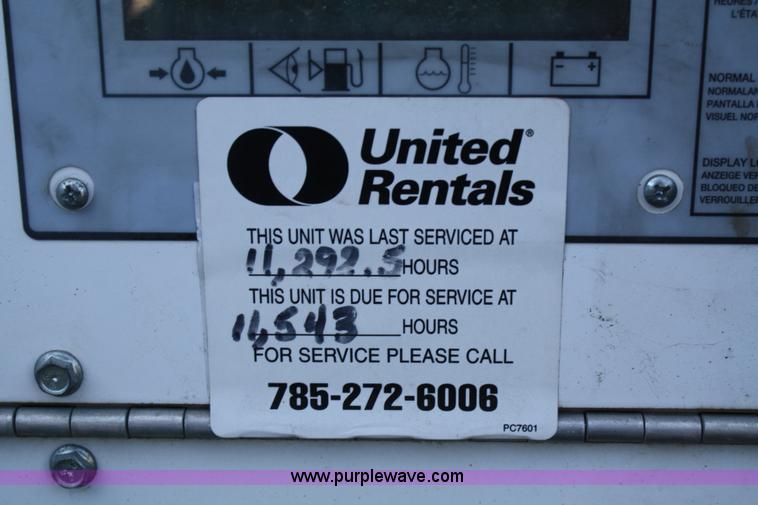 image for item B6894 2007 Wacker G25 portable generator