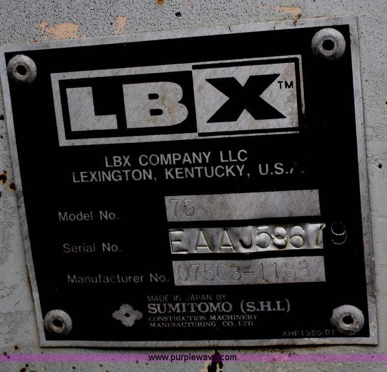 image for item B6971 2004 Link-Belt 75MSR mini excavator