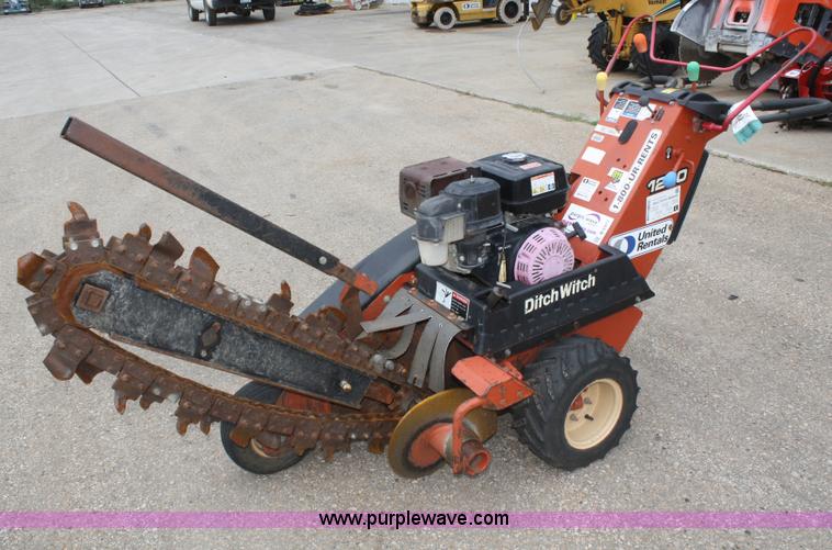 image for item B6977 2006 Ditch Witch 1230 walk behind trencher