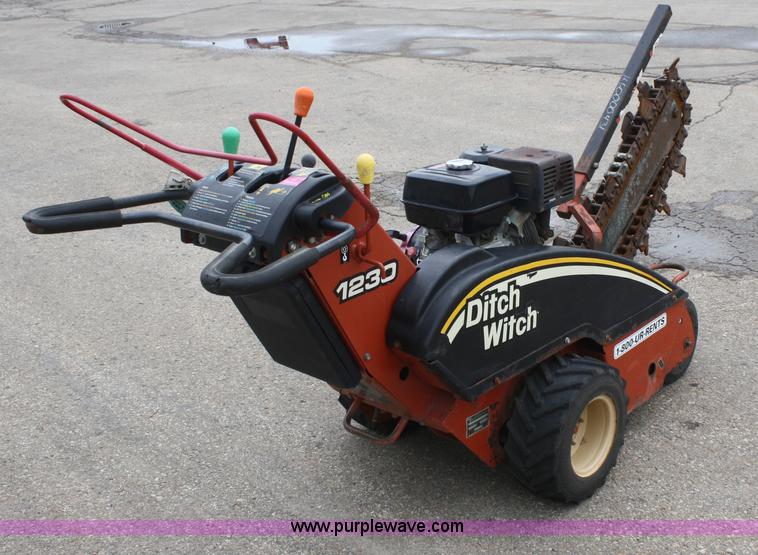 image for item B6977 2006 Ditch Witch 1230 walk behind trencher
