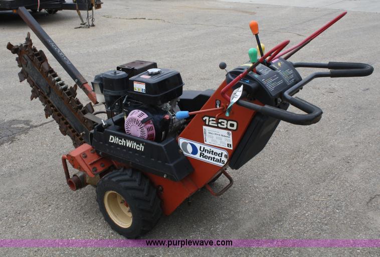 image for item B6977 2006 Ditch Witch 1230 walk behind trencher