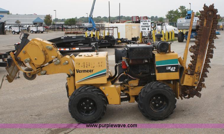 image for item B6978 2006 Vermeer LM42 trencher cable plow