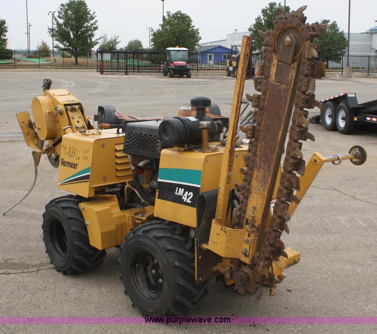 image for item B6978 2006 Vermeer LM42 trencher cable plow
