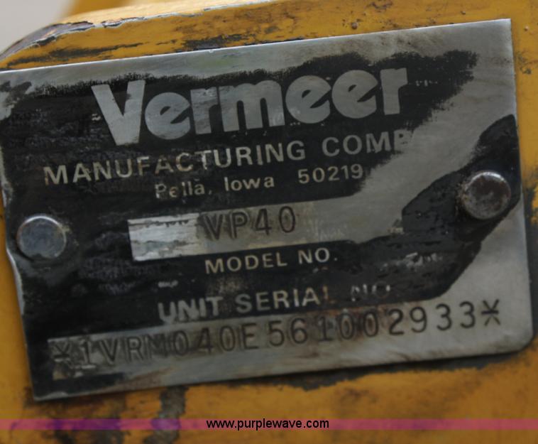 image for item B6978 2006 Vermeer LM42 trencher cable plow