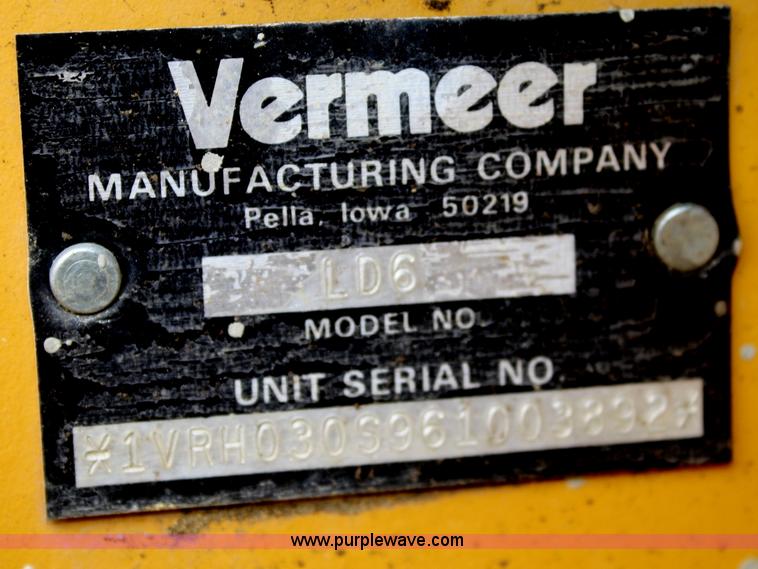 image for item B6978 2006 Vermeer LM42 trencher cable plow