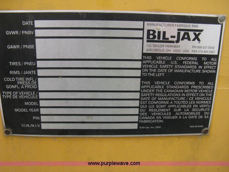image for item B8058 2006 Bil-jax 3632T portable telescopic boom lift