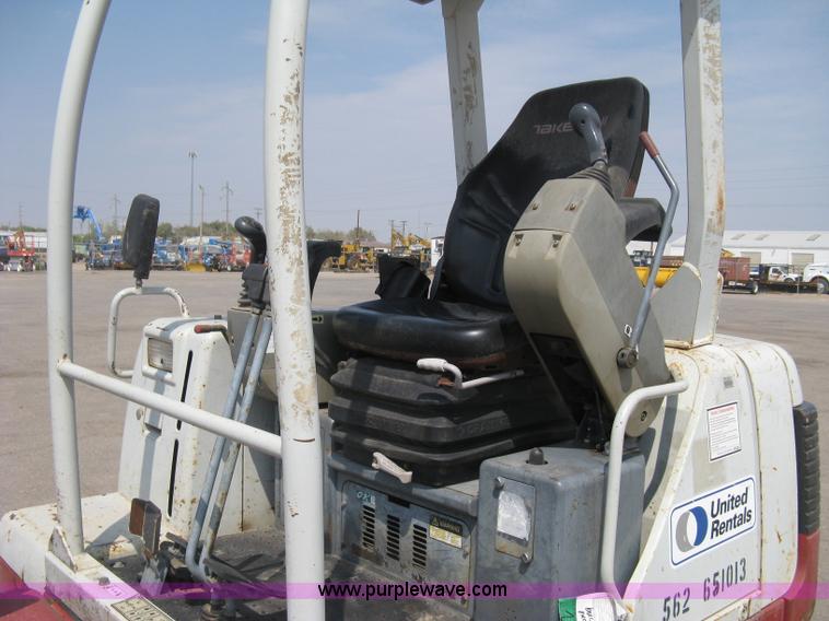 image for item B8067 2004 Takeuchi TB135 compact excavator