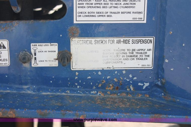 image for item C2783 2007 Trail-Eze TE701 48' heavy duty slide axle trailer