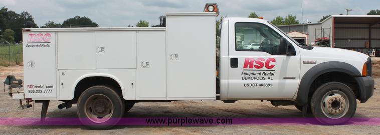 image for item C2790 2005 Ford F550 XL Super Duty service truck
