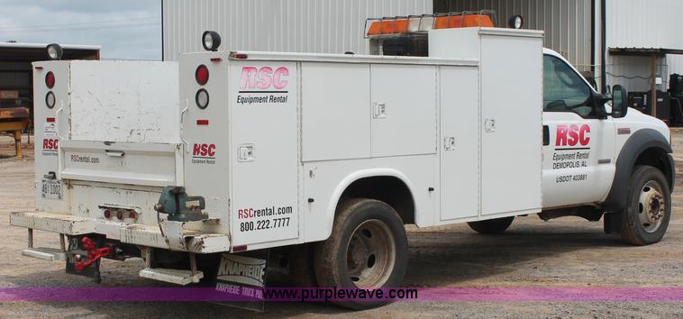image for item C2790 2005 Ford F550 XL Super Duty service truck
