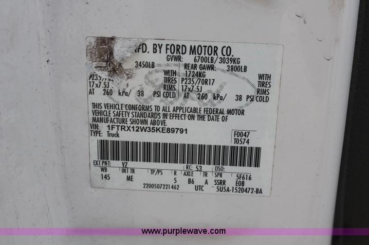 image for item C2792 2005 Ford F150 XLT SuperCab pickup truck