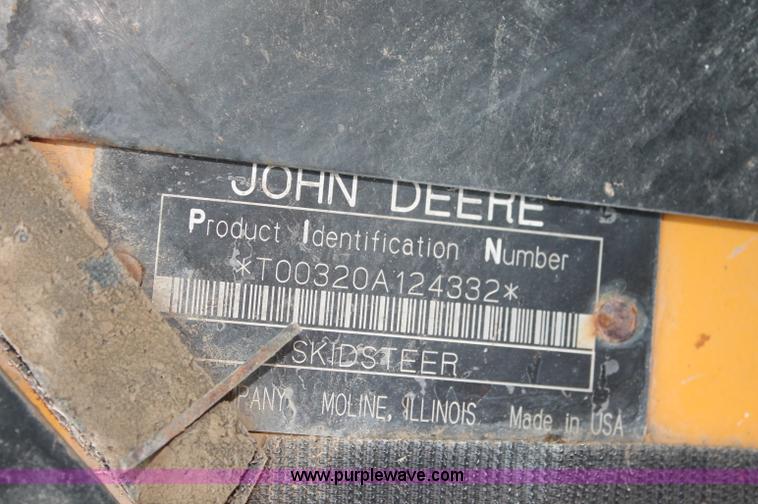 image for item C2798 2006 John Deere 320 skid steer