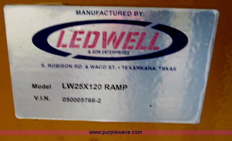 image for item E2108 Ledwell LW25X120 portable loading dock