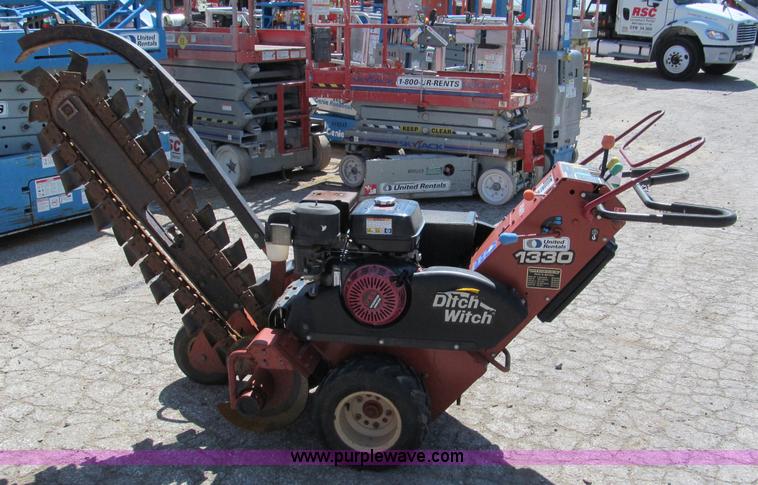 image for item E2131 2005 Ditch Witch 1330H walk behind trencher