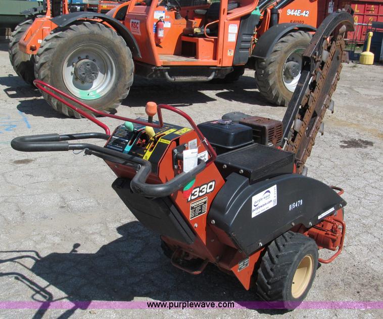 image for item E2131 2005 Ditch Witch 1330H walk behind trencher