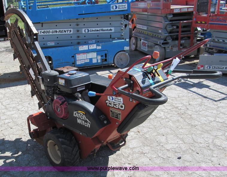 image for item E2131 2005 Ditch Witch 1330H walk behind trencher