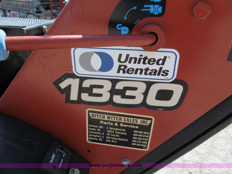 image for item E2131 2005 Ditch Witch 1330H walk behind trencher