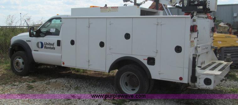 image for item F4545 2007 Ford F550 XL Super Duty service truck