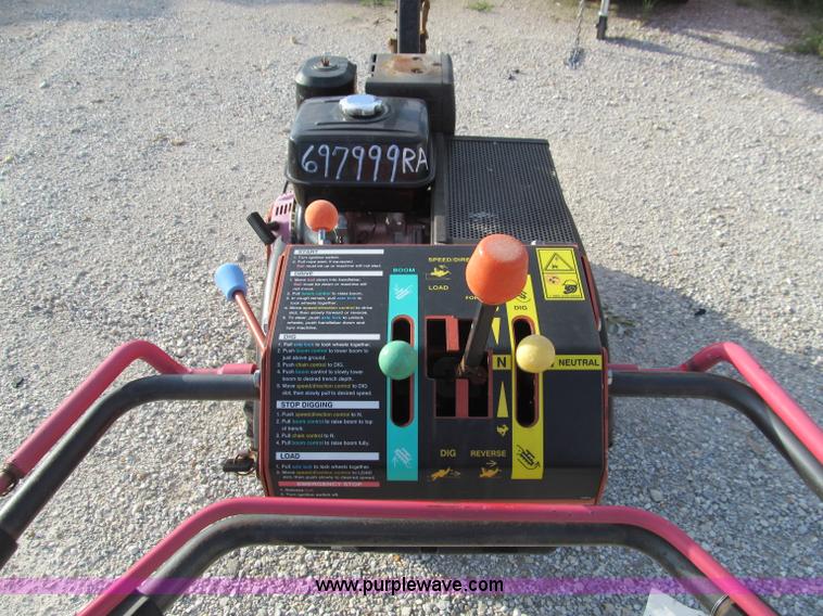 image for item F4570 2007 Ditch Witch 1330H walk behind trencher
