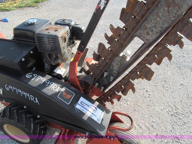 image for item F4570 2007 Ditch Witch 1330H walk behind trencher