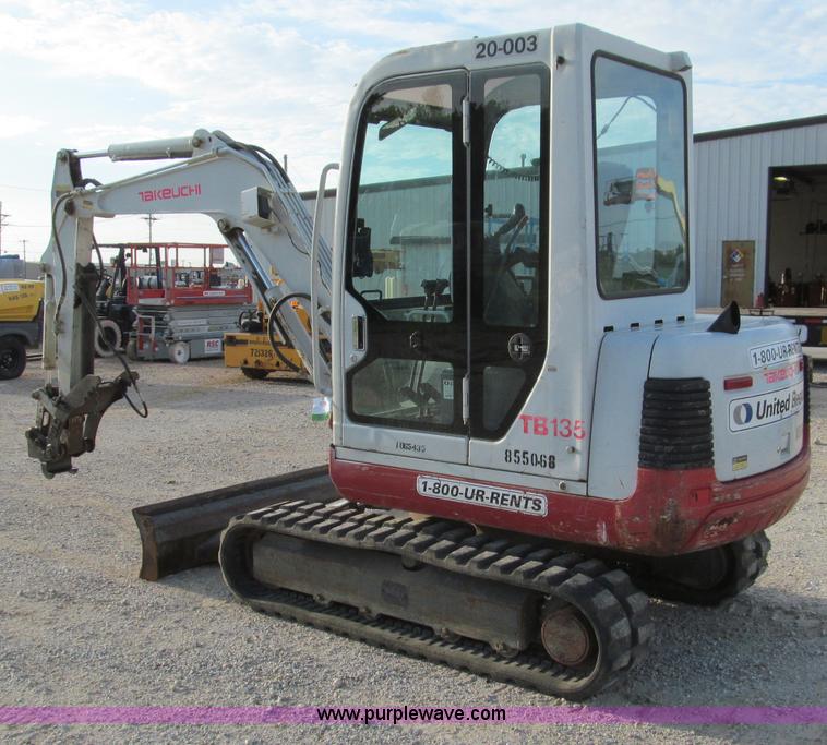 image for item F4571 2006 Takeuchi TB135 compact excavator
