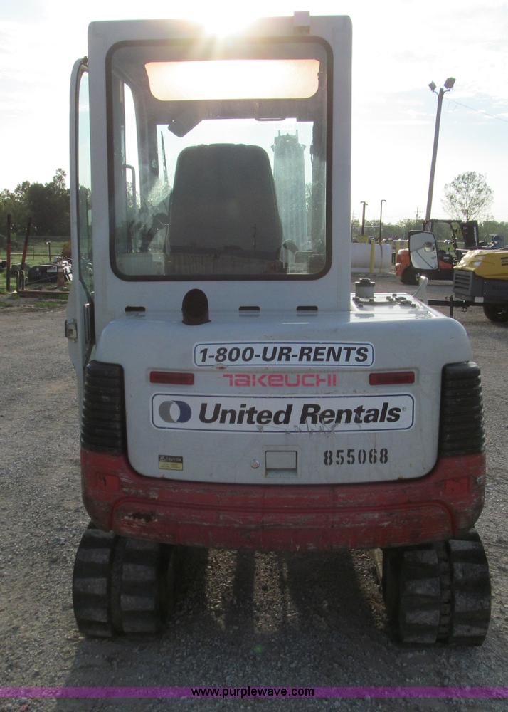image for item F4571 2006 Takeuchi TB135 compact excavator