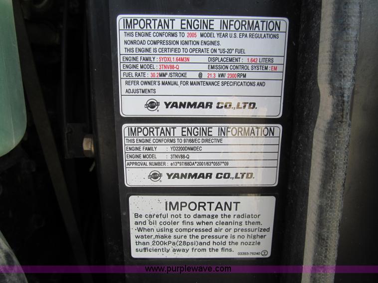 image for item F4571 2006 Takeuchi TB135 compact excavator