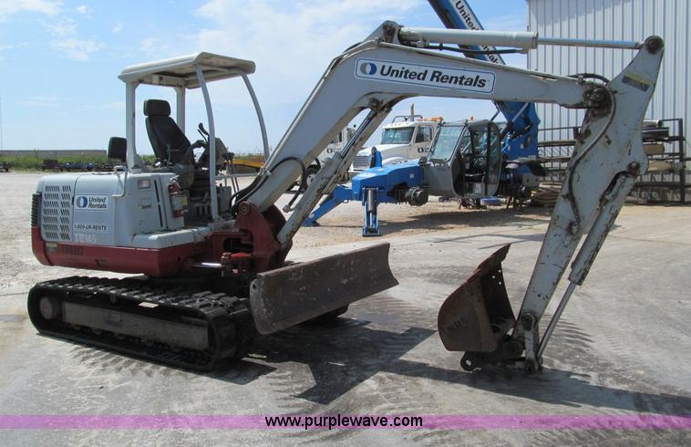 image for item F4573 2005 Takeuchi TB145R compact excavator