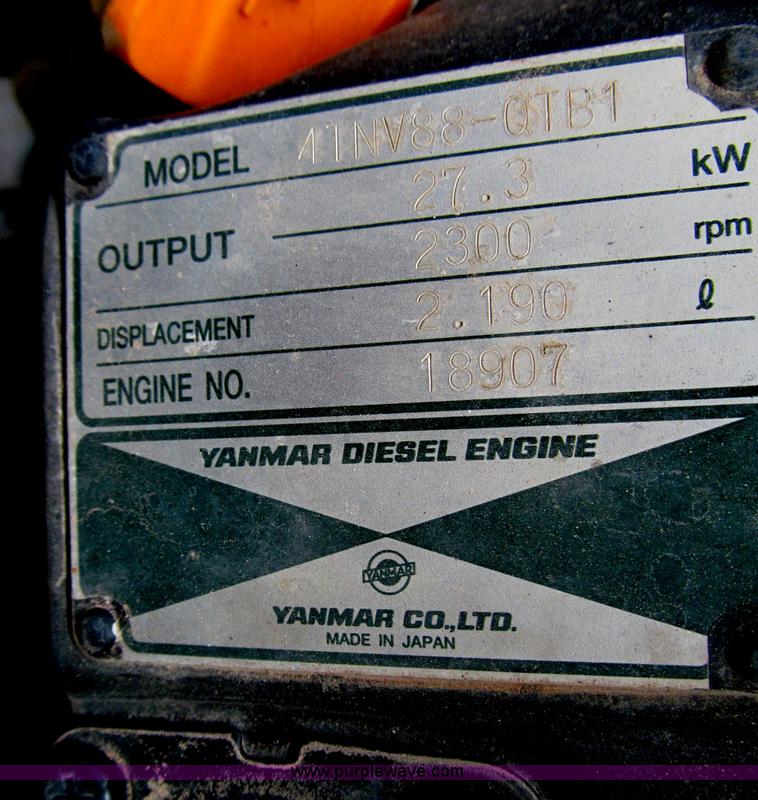 image for item F4573 2005 Takeuchi TB145R compact excavator