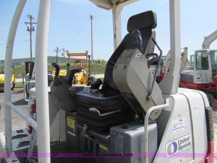 image for item F4573 2005 Takeuchi TB145R compact excavator